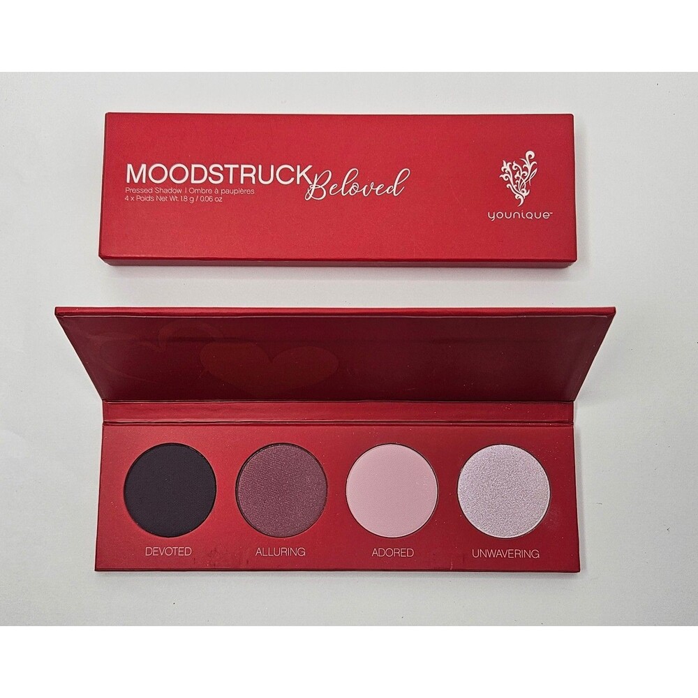 Younique Moodstruck Beloved Pressed Shadow 4 Eyeshadow Palette New in Box